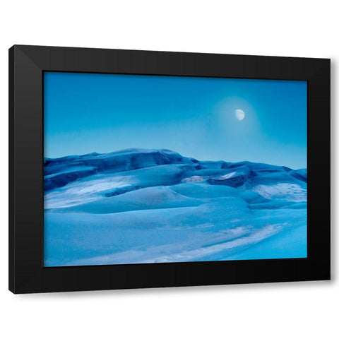 Colorado Dunes V Black Modern Wood Framed Art Print by McLoughlin, James