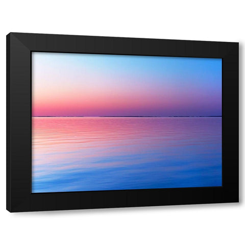 Lakescape IV Black Modern Wood Framed Art Print by McLoughlin, James