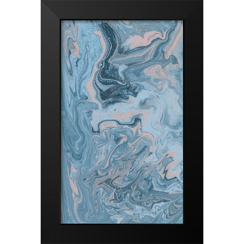 Unconfined I Black Modern Wood Framed Art Print by Moore, Regina