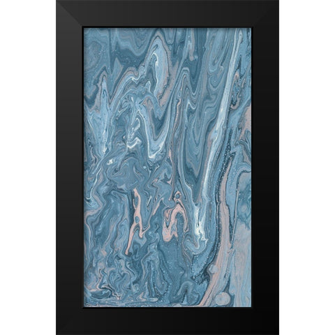 Unconfined II Black Modern Wood Framed Art Print by Moore, Regina