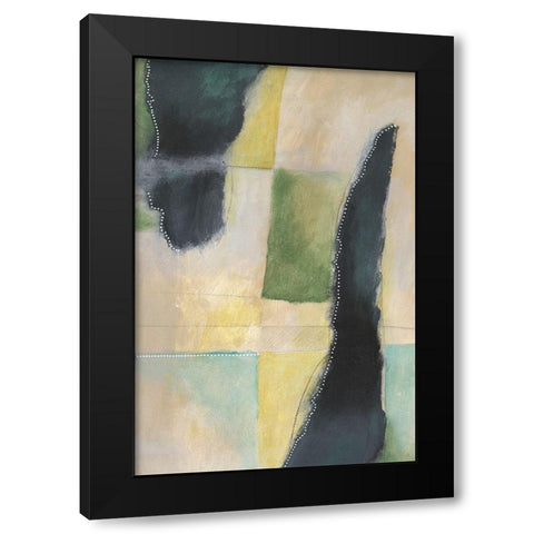 Meditative View I Black Modern Wood Framed Art Print with Double Matting by Moore, Regina