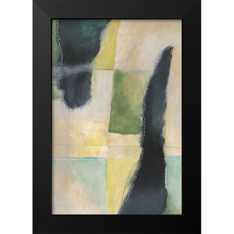 Meditative View I Black Modern Wood Framed Art Print by Moore, Regina