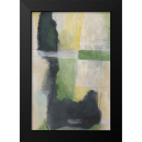 Meditative View II Black Modern Wood Framed Art Print by Moore, Regina