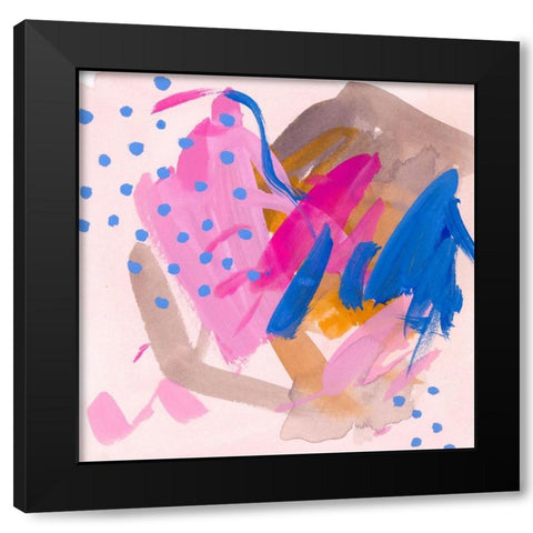 Sweet Nothings III Black Modern Wood Framed Art Print with Double Matting by Wang, Melissa