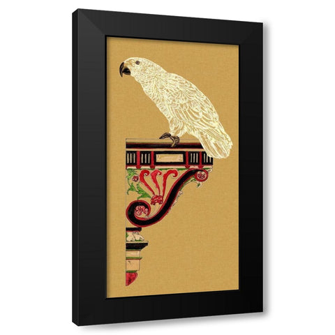 Bird Impression IV Black Modern Wood Framed Art Print by Wang, Melissa