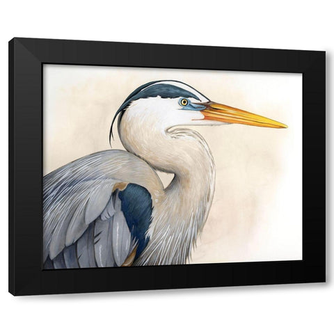 Blue Hunter II Black Modern Wood Framed Art Print by Popp, Grace