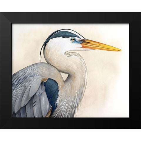 Blue Hunter II Black Modern Wood Framed Art Print by Popp, Grace
