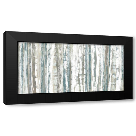 Treeline Strata II Black Modern Wood Framed Art Print by Goldberger, Jennifer