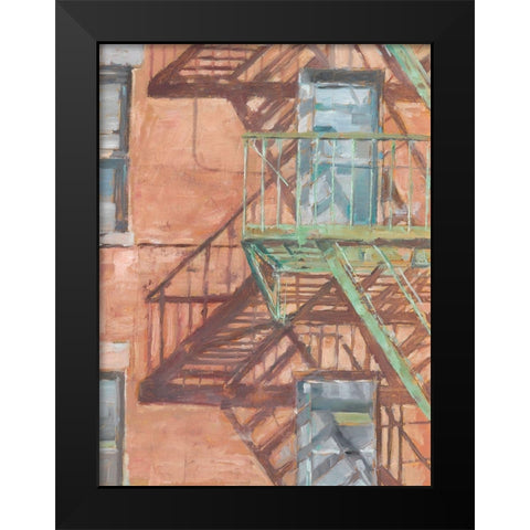 Urban Facade I Black Modern Wood Framed Art Print by Harper, Ethan