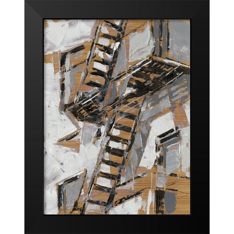 Escape II Black Modern Wood Framed Art Print by Harper, Ethan