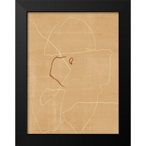 Sediments I Black Modern Wood Framed Art Print by Wang, Melissa