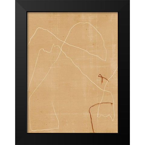 Sediments II Black Modern Wood Framed Art Print by Wang, Melissa