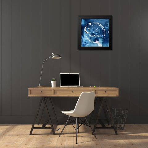 Watercolor Astrology II Black Modern Wood Framed Art Print by Popp, Grace