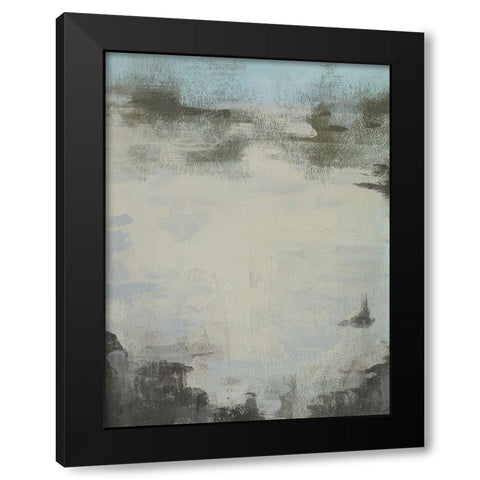 Low Tide II Black Modern Wood Framed Art Print with Double Matting by Green, Jacob