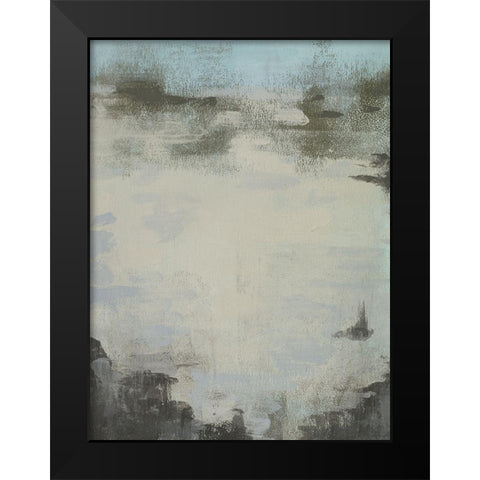 Low Tide II Black Modern Wood Framed Art Print by Green, Jacob