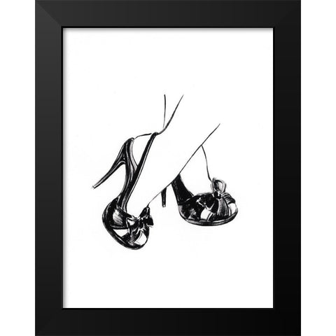 Black Heels II Black Modern Wood Framed Art Print by Harper, Ethan