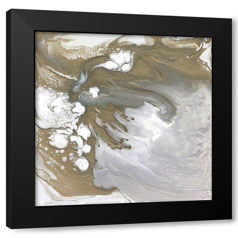 Hydrous Black Modern Wood Framed Art Print by Johnson, Jason