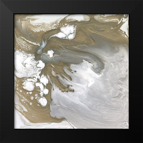 Hydrous Black Modern Wood Framed Art Print by Johnson, Jason