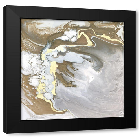 Printed Hydrous Black Modern Wood Framed Art Print with Double Matting by Johnson, Jason