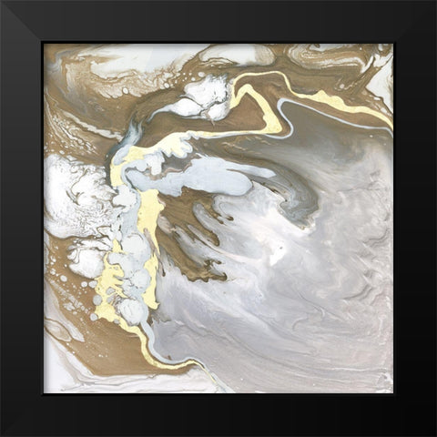 Printed Hydrous Black Modern Wood Framed Art Print by Johnson, Jason