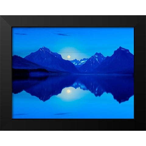 Mountainscape Photograph II Black Modern Wood Framed Art Print by McLoughlin, James