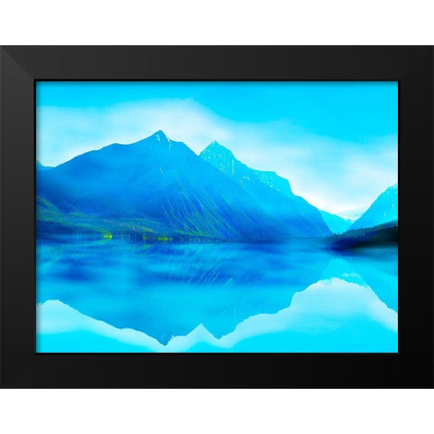 Mountainscape Photograph III Black Modern Wood Framed Art Print by McLoughlin, James