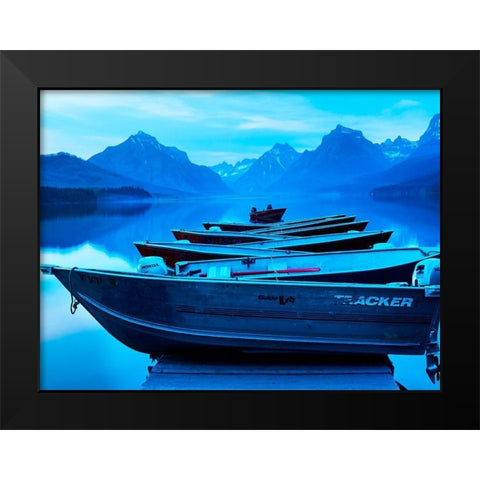 Mountainscape Photograph IV Black Modern Wood Framed Art Print by McLoughlin, James