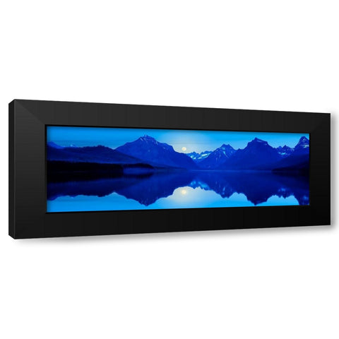 Mountainscape Panorama I Black Modern Wood Framed Art Print with Double Matting by McLoughlin, James