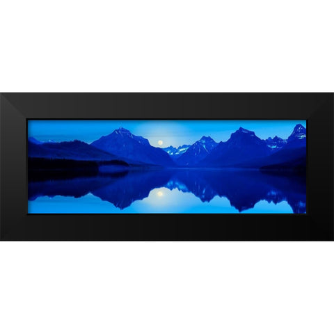 Mountainscape Panorama I Black Modern Wood Framed Art Print by McLoughlin, James