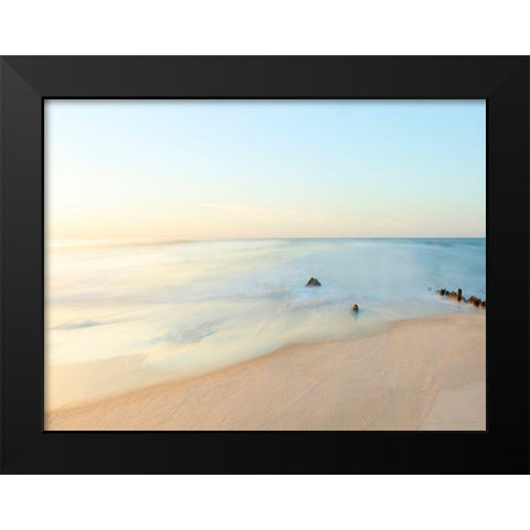 Seascape Photo II Black Modern Wood Framed Art Print by McLoughlin, James
