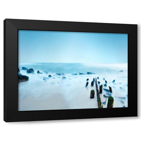 Seascape Photo III Black Modern Wood Framed Art Print by McLoughlin, James