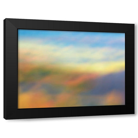 Soft Landscape I Black Modern Wood Framed Art Print with Double Matting by McLoughlin, James