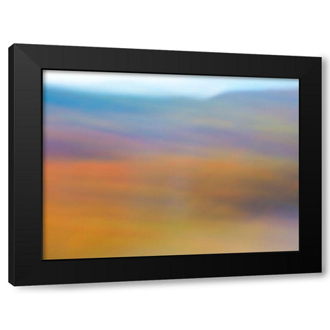 Soft Landscape II Black Modern Wood Framed Art Print with Double Matting by McLoughlin, James