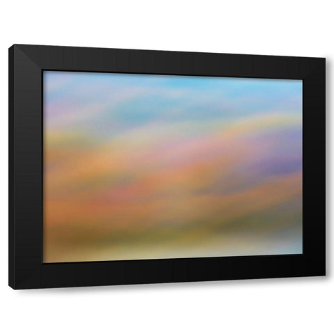 Soft Landscape III Black Modern Wood Framed Art Print with Double Matting by McLoughlin, James