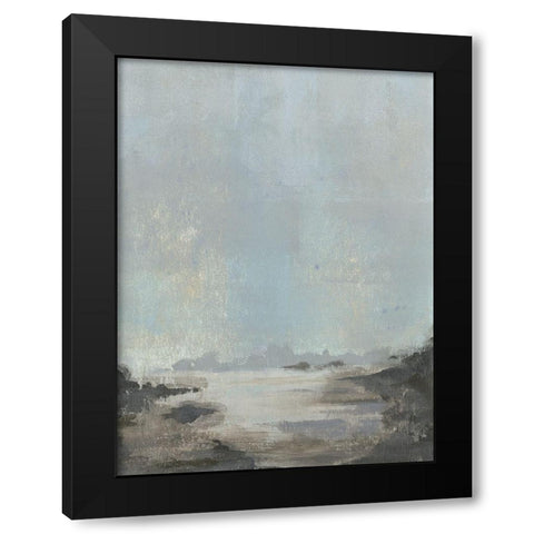 Riverlands I Black Modern Wood Framed Art Print by Green, Jacob
