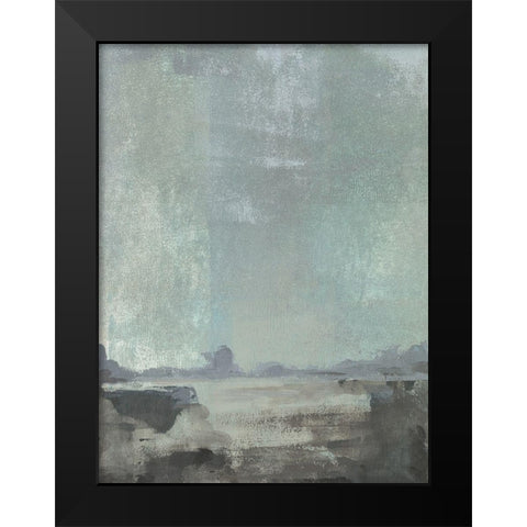 Riverlands II Black Modern Wood Framed Art Print by Green, Jacob