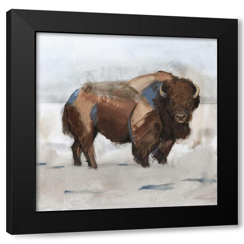 Lodge Guardian I Black Modern Wood Framed Art Print by Green, Jacob