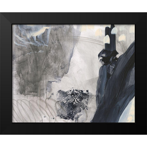 Astral Plane IV Black Modern Wood Framed Art Print by Green, Jacob