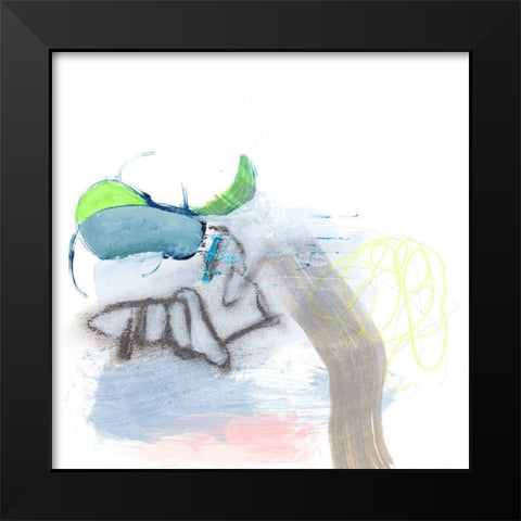 Gathering I Black Modern Wood Framed Art Print by Fuchs, Jodi