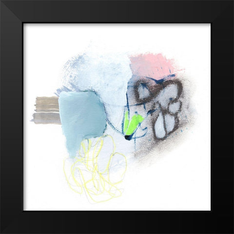 Gathering II Black Modern Wood Framed Art Print by Fuchs, Jodi