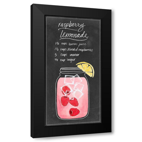 Summer Drinks V Black Modern Wood Framed Art Print with Double Matting by Popp, Grace