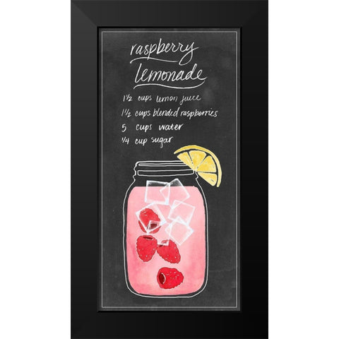 Summer Drinks V Black Modern Wood Framed Art Print by Popp, Grace