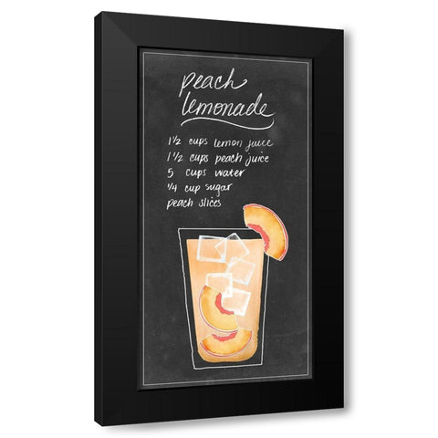 Summer Drinks VI Black Modern Wood Framed Art Print with Double Matting by Popp, Grace