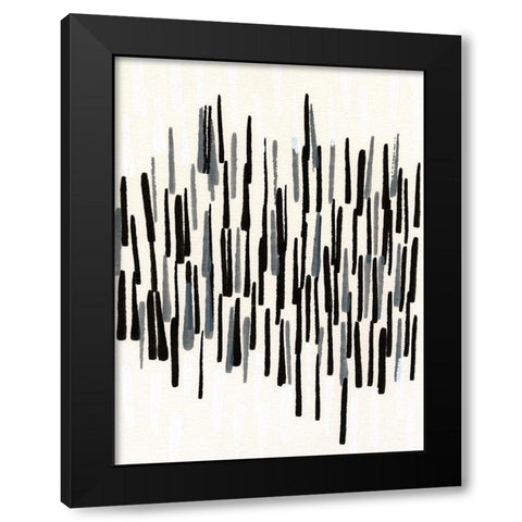 Tonal II Black Modern Wood Framed Art Print by Fuchs, Jodi
