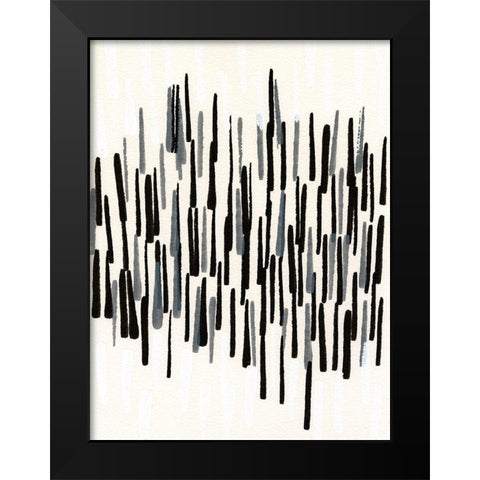 Tonal II Black Modern Wood Framed Art Print by Fuchs, Jodi