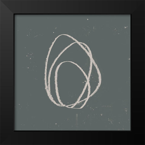 Rock Clutch II Black Modern Wood Framed Art Print by Green, Jacob