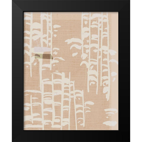 Dry Grass II Black Modern Wood Framed Art Print by Wang, Melissa