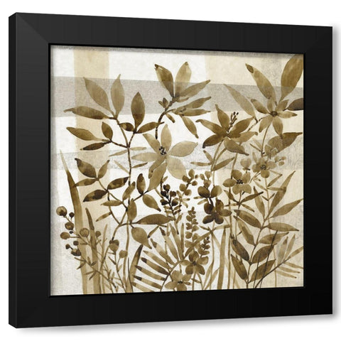 Neutral Garden II Black Modern Wood Framed Art Print with Double Matting by OToole, Tim