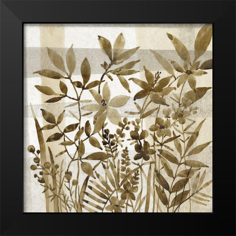 Neutral Garden II Black Modern Wood Framed Art Print by OToole, Tim