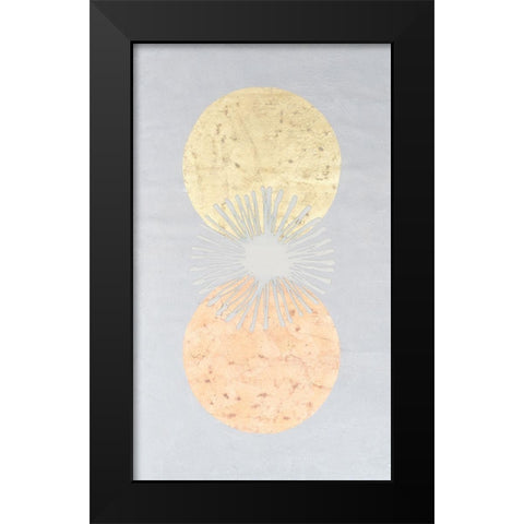 Retrograde Black Modern Wood Framed Art Print by Lam, Vanna